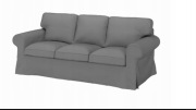Pokrowiec EKTORP na sofę 3 os. jasnoszary