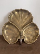 Stara Dekoracyjna Patera z Mosiądzu