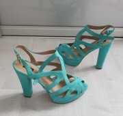 ZARA turkusowe buciki roz 41