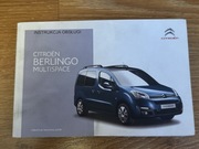 Instrukcja obsługi Citroën Berlingo Multispace– oryginalna książka