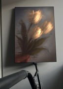 Obraz - białe tulipany