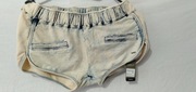 krótkie spodenki z efektem postarzenia G-STAR RAW LYKER SW SHORT r. S