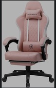 Fotel gamingowy różowy