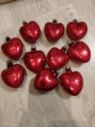 Bombki choinkowe prl serca B4 