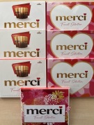 Duży zestaw bombonierka Merci czekoladki - aż 7 opakowań po 250g!
