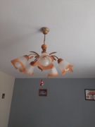 Żyrandol w drewnie