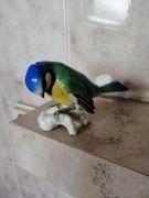 Karl Ens Volkstedt Figurka zielona SIKORKA 