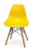 Krzesło skandynawskie żółte