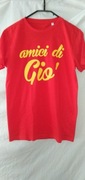 t-shirt koszulka r. 164 amici di Gio czerwona 100% bawełna