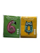 Balony foliowe cyferki zwierzęta