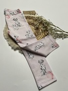 Nowe legginsy pieski dalmatyńczyki 92 bawełniane