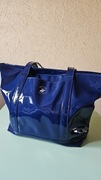 Beverly Hills Polo Club lakierkowa torebka shopper damska. Jak nowa