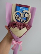 Bukiet z róż mydlanych 