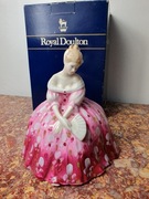 Piękna Angielska figurka dama porcelana Royal Doulton "VICTORIA" wys. 18 cm