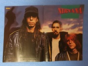 NIRVANA, TINA TURNER - plakat z czasopisma POPCORN.