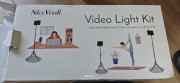 Zestaw 2 lamp wideo LED, NiceVeedi Studio Light