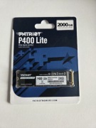 Nowy 2TB dysk SSD Patriot P400 Lite NVMe PCIe Gen4 x4 gwarancja do 2031