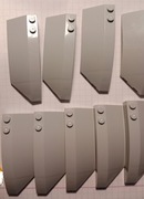 Klocki lego szare mix