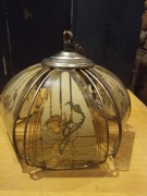 Żyrandol mosiądz-patyna