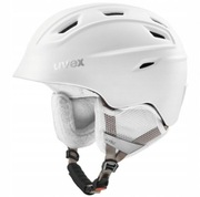 Kask Narciarski Uvex Fierce White Mat 51 - 55 cm + Pokrowiec - Nowy