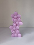 Wysoka Świeca Dekoracyjna – KWIATOWA KOLUMNA wiosna, sojowa