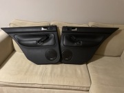 Boczki Skórzane czarne tył Golf 4 tapicerka