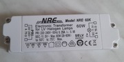 Zasilacz NRE-60K elektroniczny transformator halogenowy 20-60W 240/11,5V