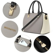 Designerska skorzana torba na ramie bostanten