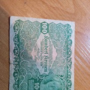 AUSTRIA 100 Koron  1922 r.