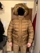 Lacoste kurtka męska brązowa rozmiar M/L