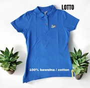 T-shirt polówka polo Lotto James Harvest Sportswear 100% bawełna S błękitna