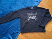 Coccodrillo czarny sweter 134 meow