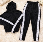 LA PERLA DRES WELUROWY WELUR LAMPAS CZARNY L