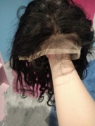 Peruka naturalna falowana lace front +70cm!