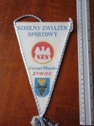 Proporczyk SZS Żywiec IX Wojewódzkie Igrzyska Młodzieży Szkolnej