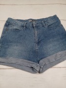 Szorty jeansowe Stradivarius 40 L wysoki stan high waist denim