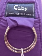Nosidełko Cuby100 baby sling chusta z kółkami 0-36 m-cy