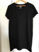 Czarna sukienka T-shirt neutral