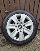 Koła zimowe, Felgi stalowe BMW 205/55 R16 Opony Goodyear Ultragrip 7+