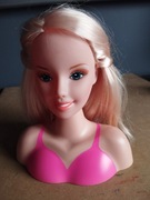 GŁOWA LALKA WŁOSY D CZESANIA ROBIENIA FRYZUR GRATIS AKCESORIA DLA CHĘTNYCH 