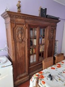 Biblioteka drewniana dębowa gdańska