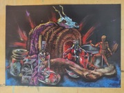 martwa natura pastela