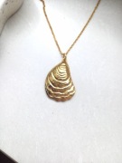 naszyjnik ostryga małża stal nierdzewna chirurgiczna