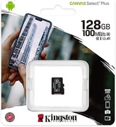 Nowa Karta Pamięci Kingston Canvas Select microSD SDCS 128 GB
