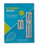 Przenośny licznik punktów do tenisa i padeł zgodna z ITF kolor biały