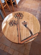 Stolik kawowy, dębowy.