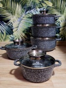 Garnki marmurowe 5 szt