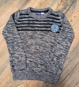 Sweterek chłopięcy paski 110/116