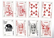 karty do gry talia 54 szt.  AVENGERS Kapitan Ameryka