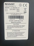 TV Sharp Aquos LC-26D44E-GY
